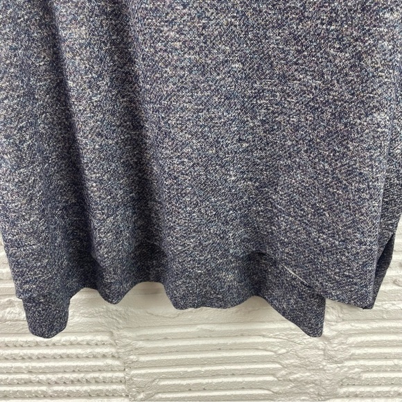 Lane Bryant Knit Tunic Relaxed Fit Hi-Lo Hem Heather Blue W/Metallic Size 22/24 - Picture 5 of 14